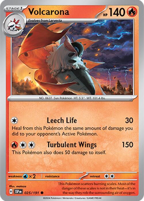 Volcarona 025/191 (SV08: Surging Sparks)  | Good Games Adelaide SA