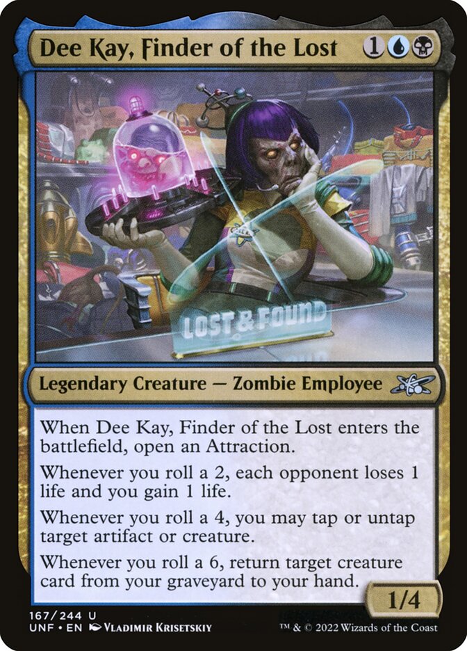 Dee Kay, Finder of the Lost 167 (Unfinity)  - Foil | Good Games Adelaide SA