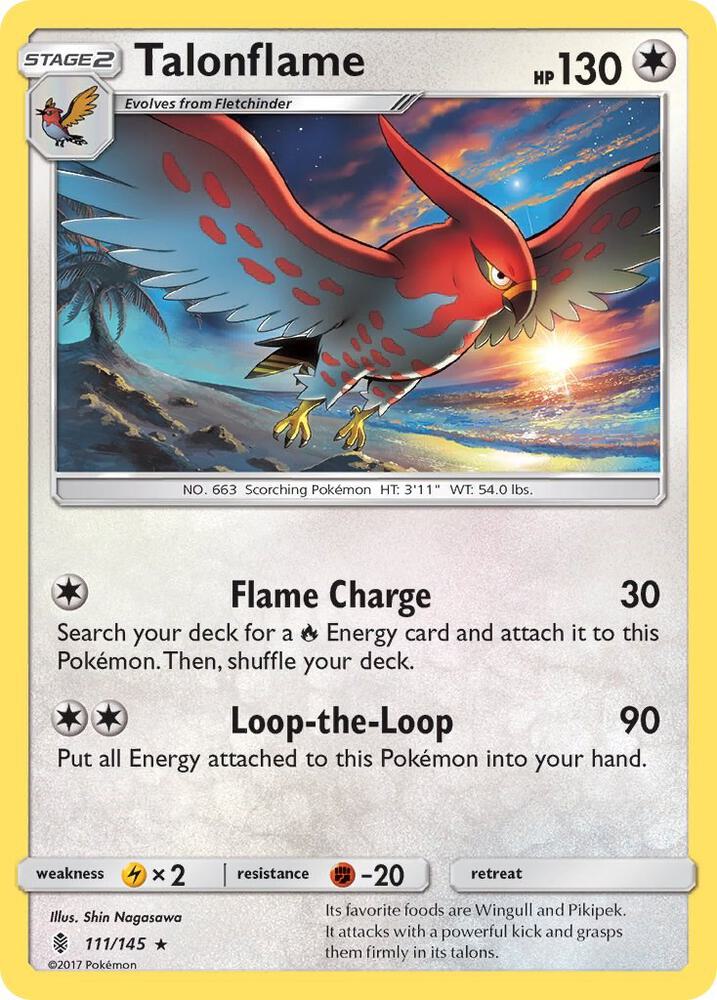 Talonflame 111/145 (SM - Guardians Rising)  | Good Games Adelaide SA
