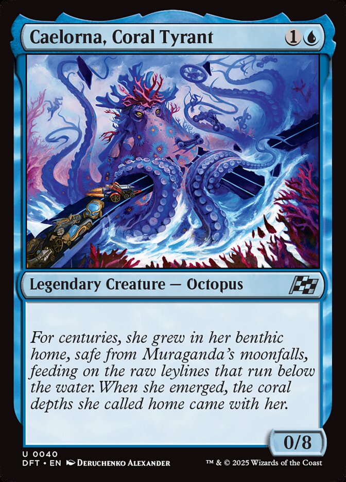 Caelorna, Coral Tyrant 40 (Aetherdrift)  - Foil | Good Games Adelaide SA