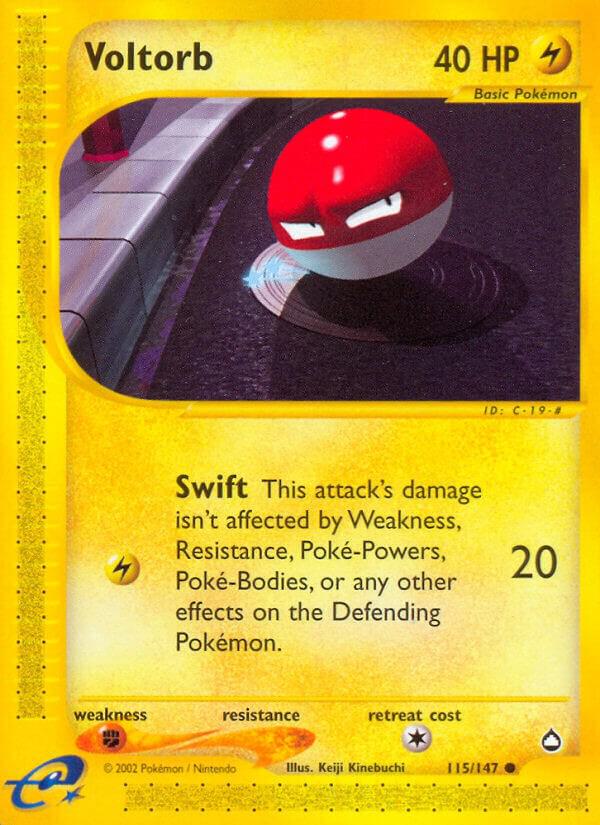 Voltorb 115/147 (Aquapolis)  | Good Games Adelaide SA