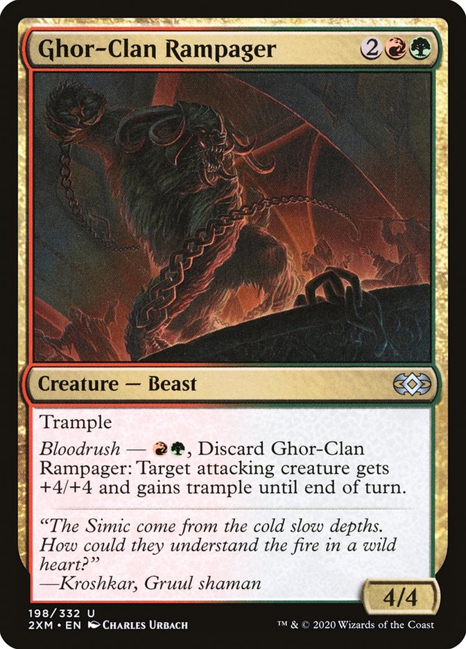 Ghor-Clan Rampager 198 (Double Masters)  - Foil | Good Games Adelaide SA