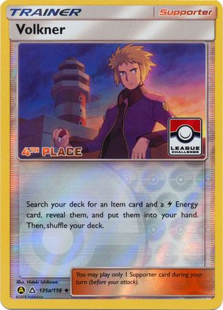 Volkner (135a/156) (League Challenge 4th Place) [Sun & Moon: Ultra Prism] | Good Games Adelaide SA