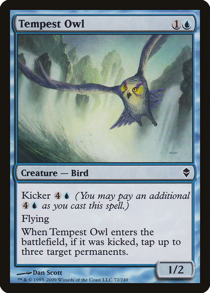 Tempest Owl [Zendikar] | Good Games Adelaide SA