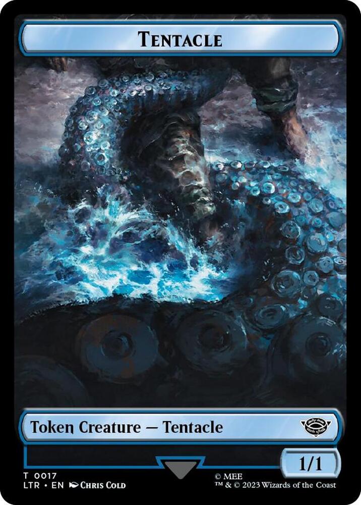 Tentacle Food 0023 Double Sided Token Surge Foil 17 // 23 (Universes Beyond: The Lord of the Rings: Tales of Middle-earth)  - Foil | Good Games Adelaide SA