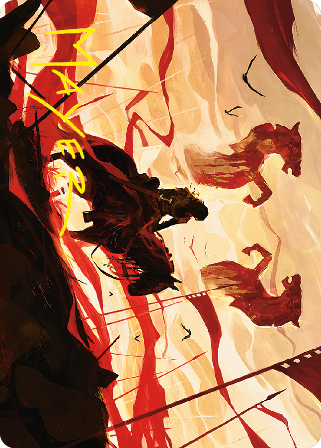 Merry, Esquire of Rohan Art Card (Gold-Stamped Signature) [The Lord of the Rings: Tales of Middle-earth Art Series] | Good Games Adelaide SA