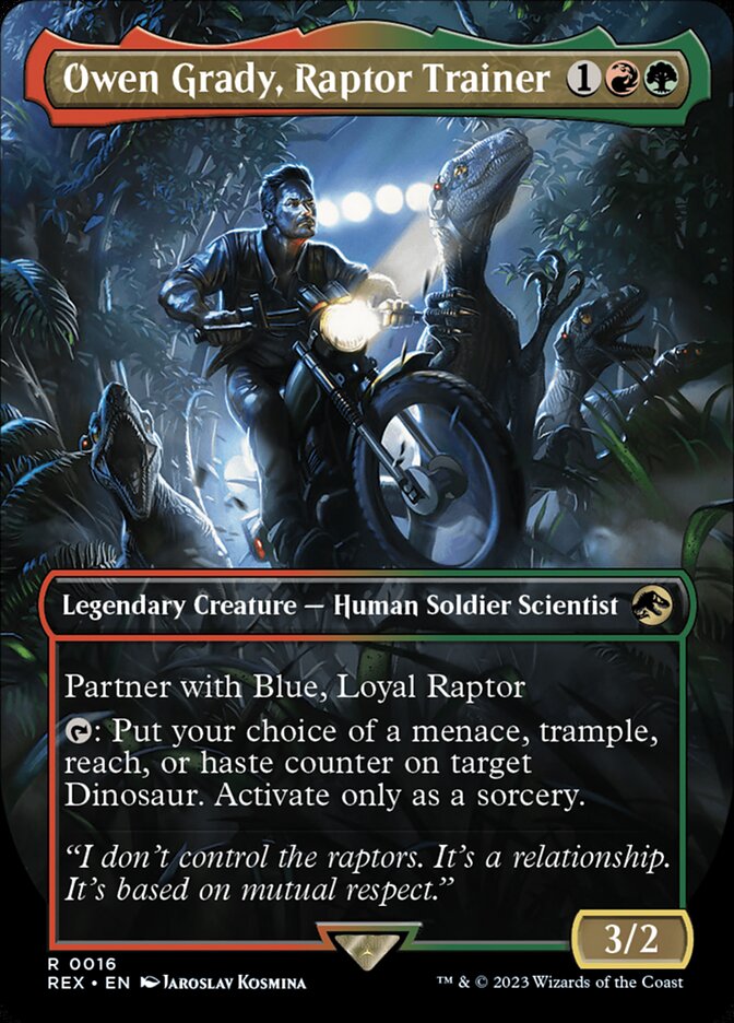 Owen Grady, Raptor Trainer 16 (Universes Beyond: Jurassic World Collection)  | Good Games Adelaide SA