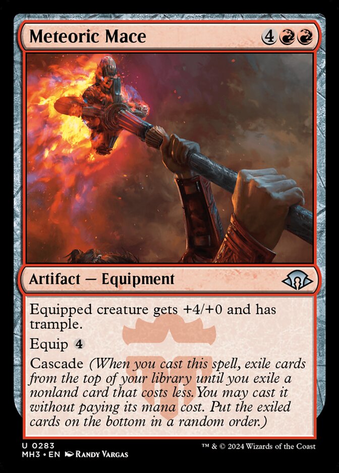 Meteoric Mace 283 (Modern Horizons 3)  - Foil | Good Games Adelaide SA