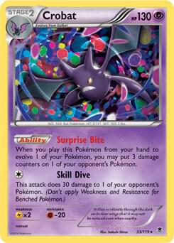 Crobat 033/119 (Miscellaneous Cards & Products)  - Cosmo Holofoil | Good Games Adelaide SA