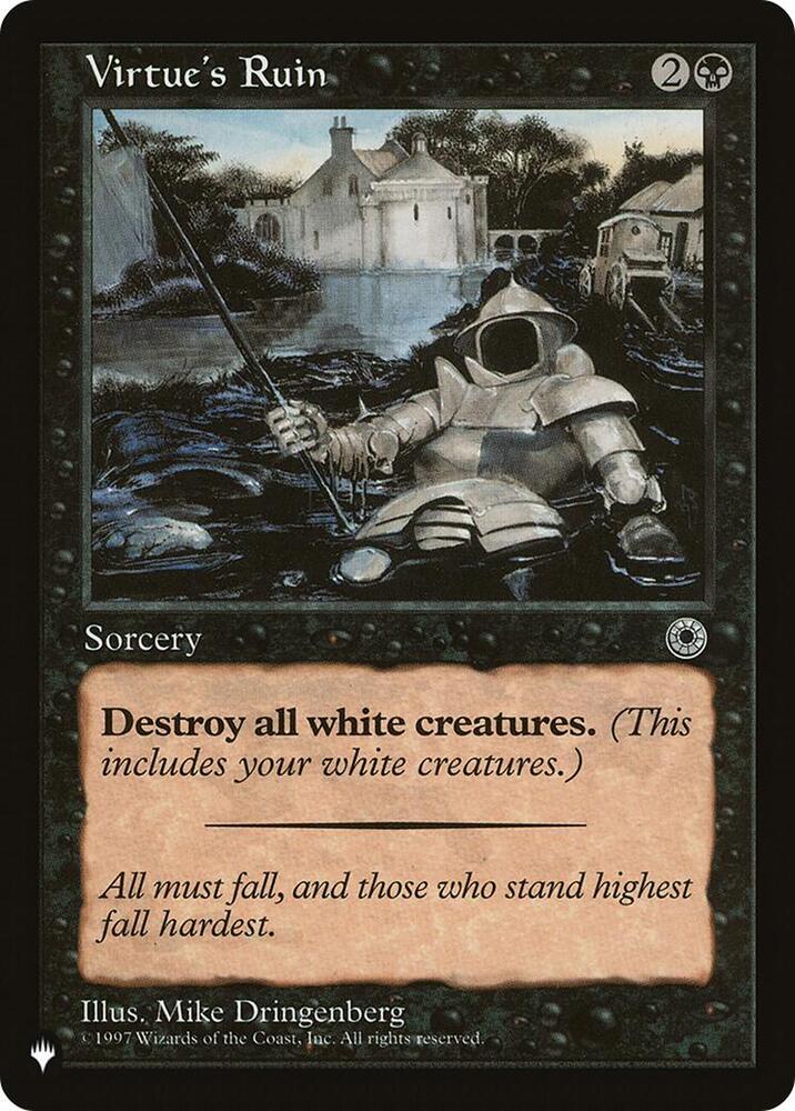 Virtues Ruin  (The List Reprints)  | Good Games Adelaide SA