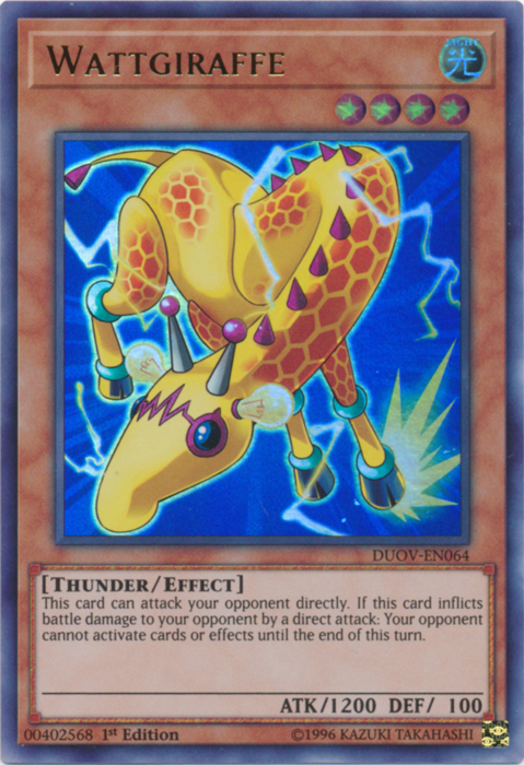 Wattgiraffe [DUOV-EN064] Ultra Rare | Good Games Adelaide SA