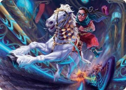 Gilded Ghoda Art Card 34 (Art Series: Aetherdrift)  | Good Games Adelaide SA