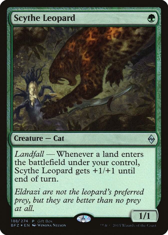 Scythe Leopard 188 (Gift Boxes and Promos)  - Foil | Good Games Adelaide SA