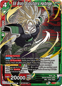 SS Broly, Evolution's Harbinger (P-336) [Tournament Promotion Cards] | Good Games Adelaide SA
