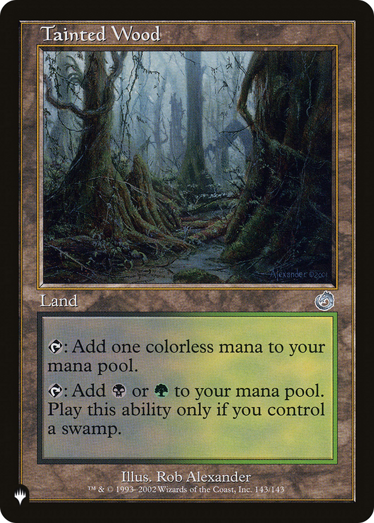 Tainted Wood [The List Reprints] | Good Games Adelaide SA