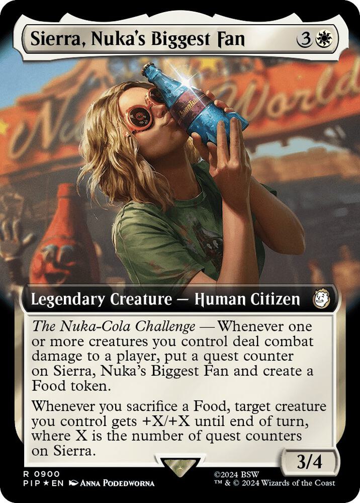 Sierra, Nuka's Biggest Fan 900 (Universes Beyond: Fallout)  - Foil | Good Games Adelaide SA