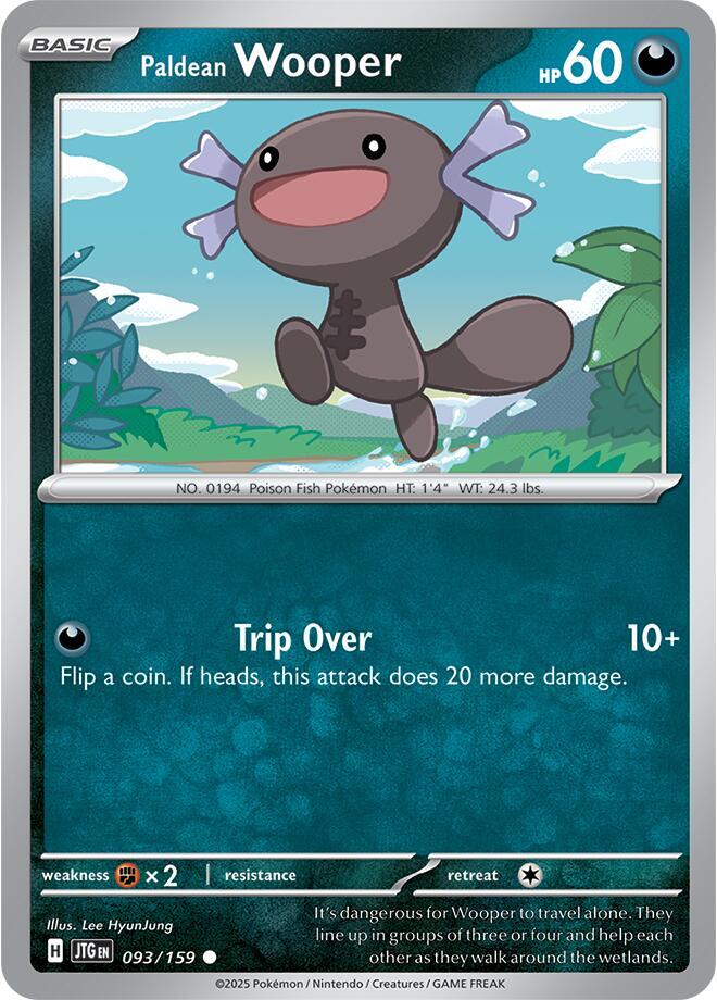 Paldean Wooper 093/159 (SV09: Journey Together)  | Good Games Adelaide SA