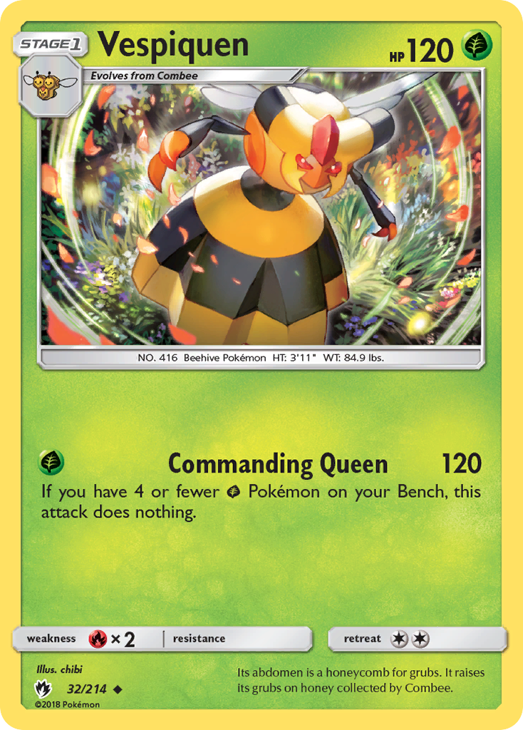 Vespiquen (32/214) [Sun & Moon: Lost Thunder] | Good Games Adelaide SA