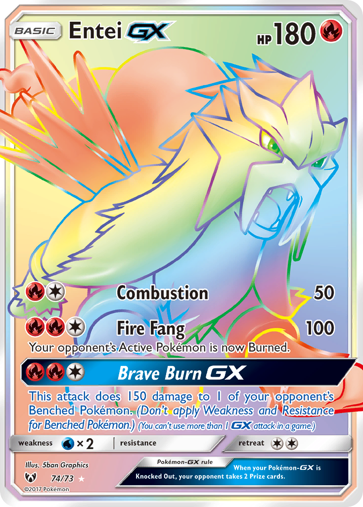 Entei GX (74/73) [Sun & Moon: Shining Legends] | Good Games Adelaide SA