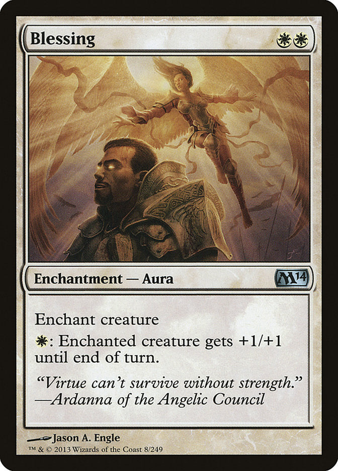 Blessing 8 (Magic 2014 (M14))  - Foil | Good Games Adelaide SA