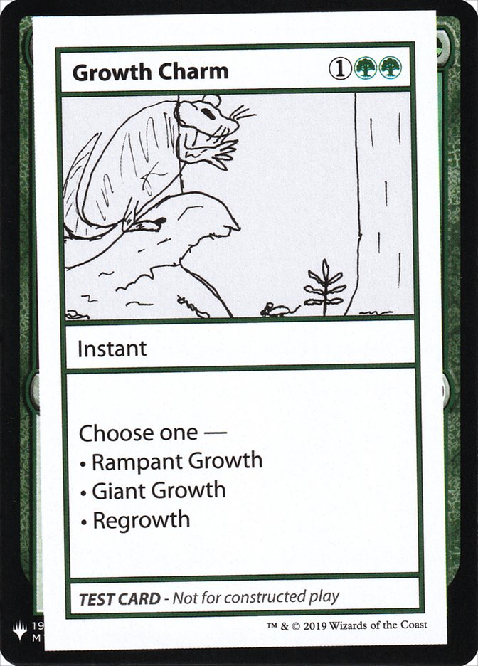 Growth Charm [Mystery Booster Playtest Cards] | Good Games Adelaide SA