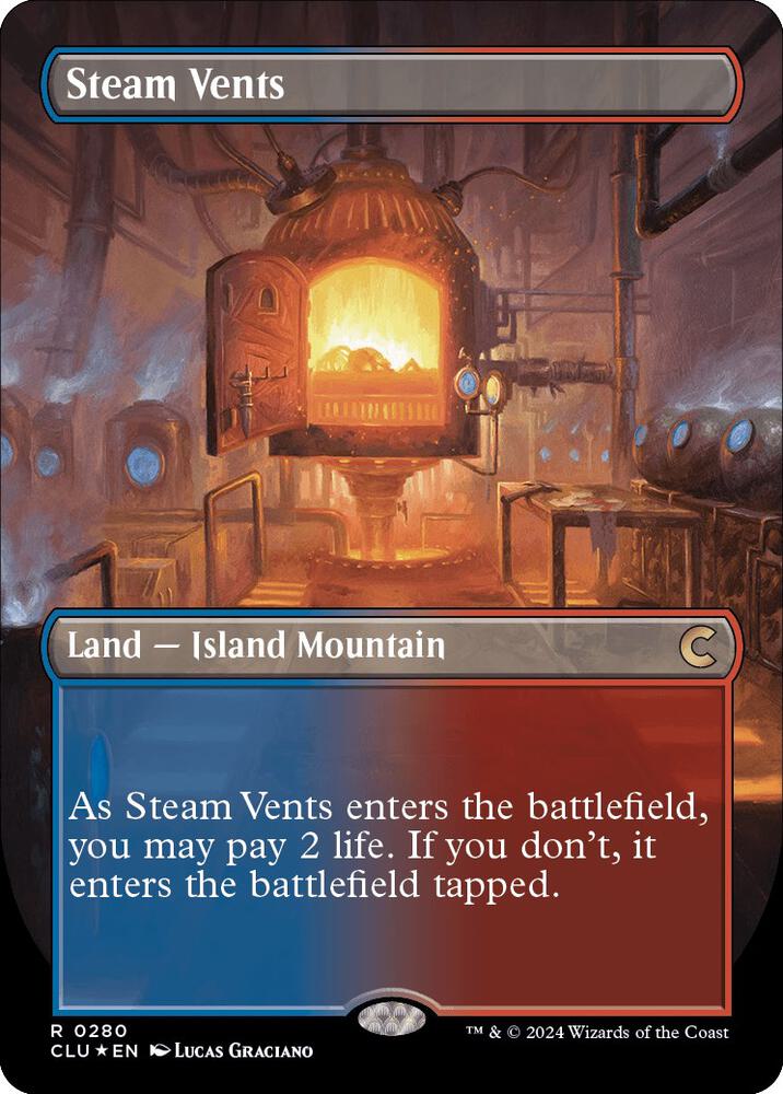 Steam Vents 280 (Ravnica: Clue Edition)  - Foil | Good Games Adelaide SA