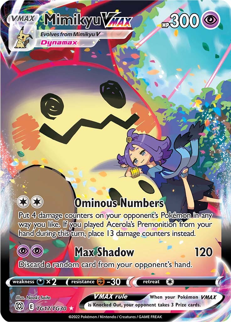 Mimikyu VMAX (TG17/TG30) [Sword & Shield: Brilliant Stars] | Good Games Adelaide SA