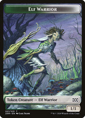 Myr (007) // Elf Warrior Double-sided Token [Double Masters Tokens] | Good Games Adelaide SA