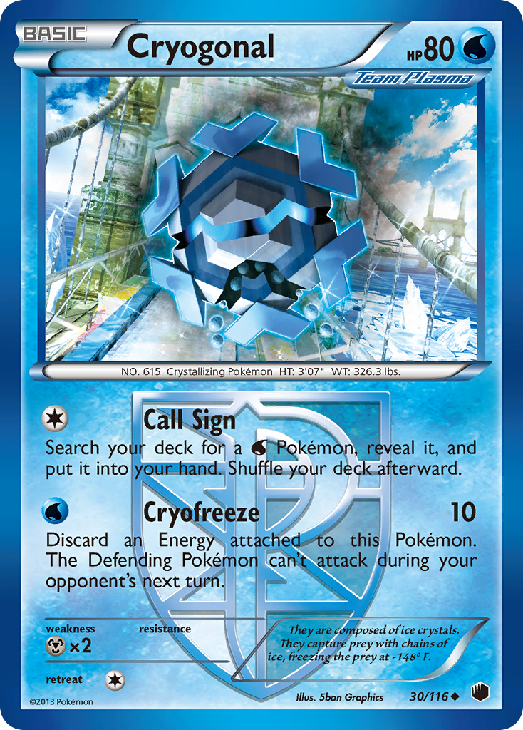 Cryogonal (30/116) [Black & White: Plasma Freeze] | Good Games Adelaide SA