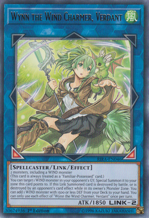 Wynn the Wind Charmer, Verdant [RIRA-EN046] Rare | Good Games Adelaide SA