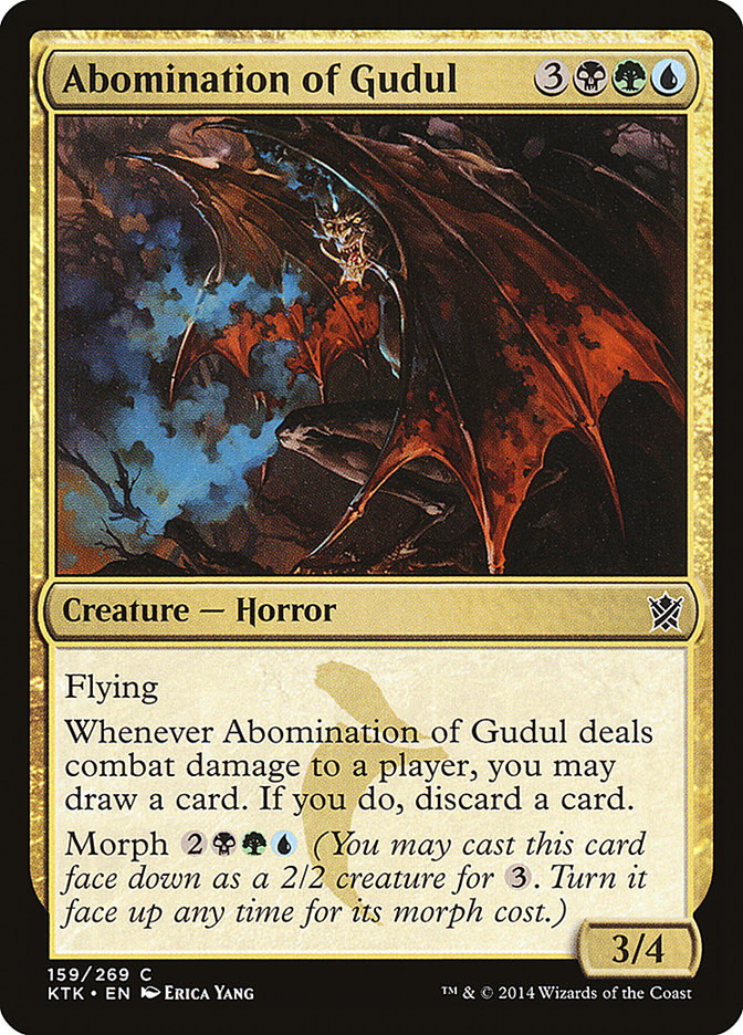 Abomination of Gudul 159 (Khans of Tarkir)  - Foil | Good Games Adelaide SA
