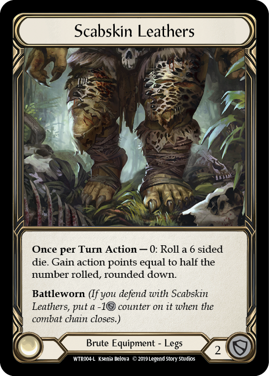 Scabskin Leathers [WTR004-L] Alpha Print Cold Foil | Good Games Adelaide SA