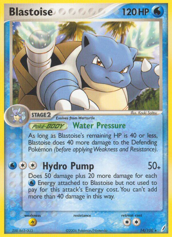 Blastoise (14/100) (Theme Deck Exclusive) [EX: Crystal Guardians] | Good Games Adelaide SA