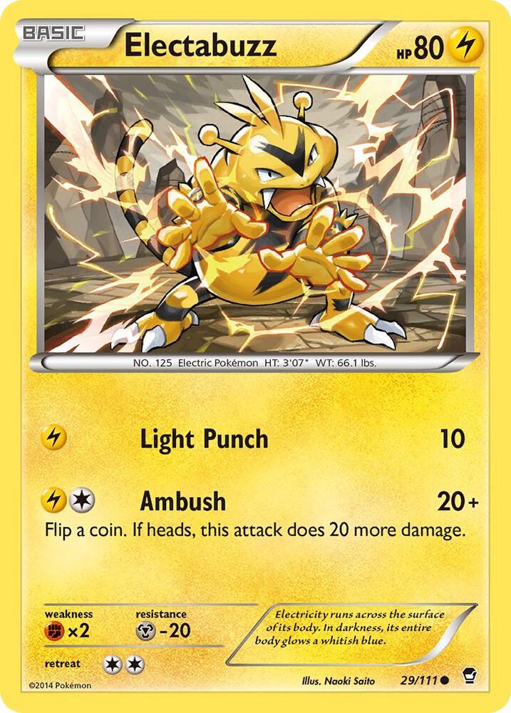 Electabuzz 29/111 (XY - Furious Fists)  | Good Games Adelaide SA