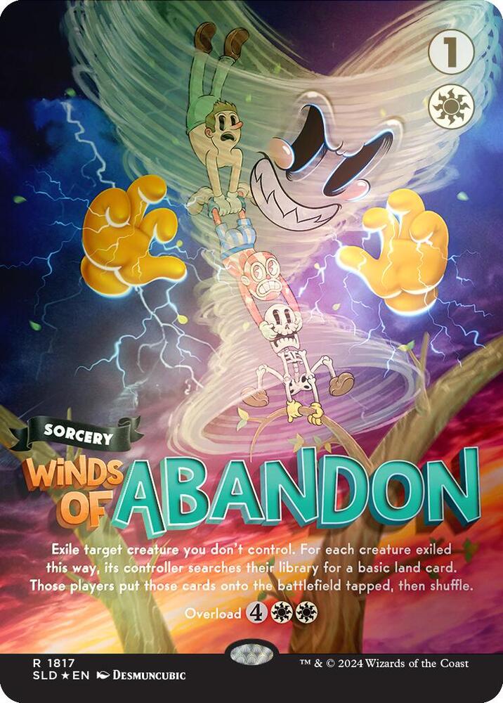 Winds of Abandon Rainbow Foil 1817 (Secret Lair Drop Series)  - Foil | Good Games Adelaide SA