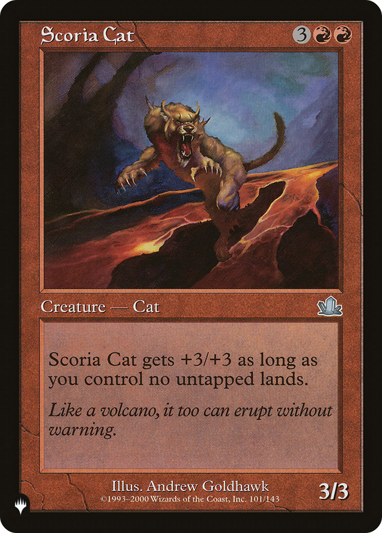 Scoria Cat [The List Reprints] | Good Games Adelaide SA