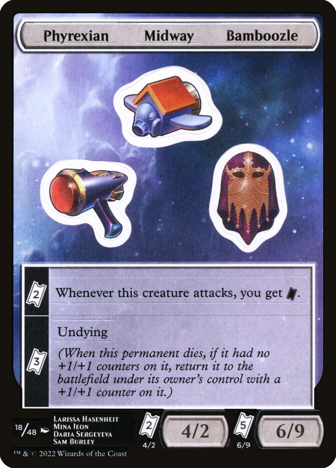 Phyrexian Midway Bamboozle 18 (Unfinity)  | Good Games Adelaide SA