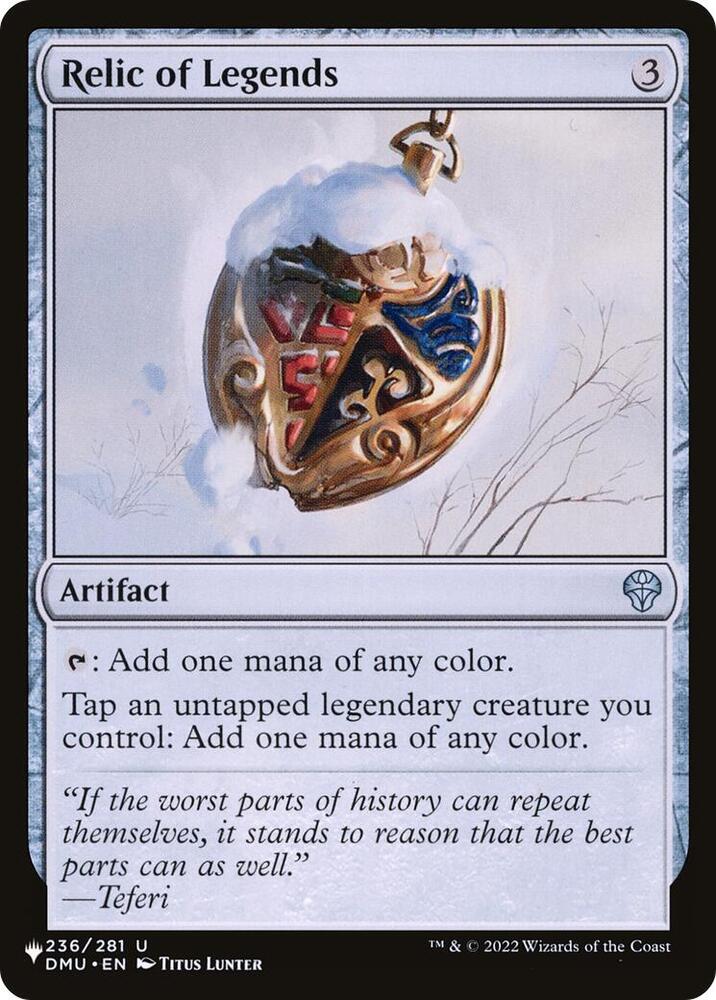 Relic of Legends 236/281 (The List Reprints)  | Good Games Adelaide SA