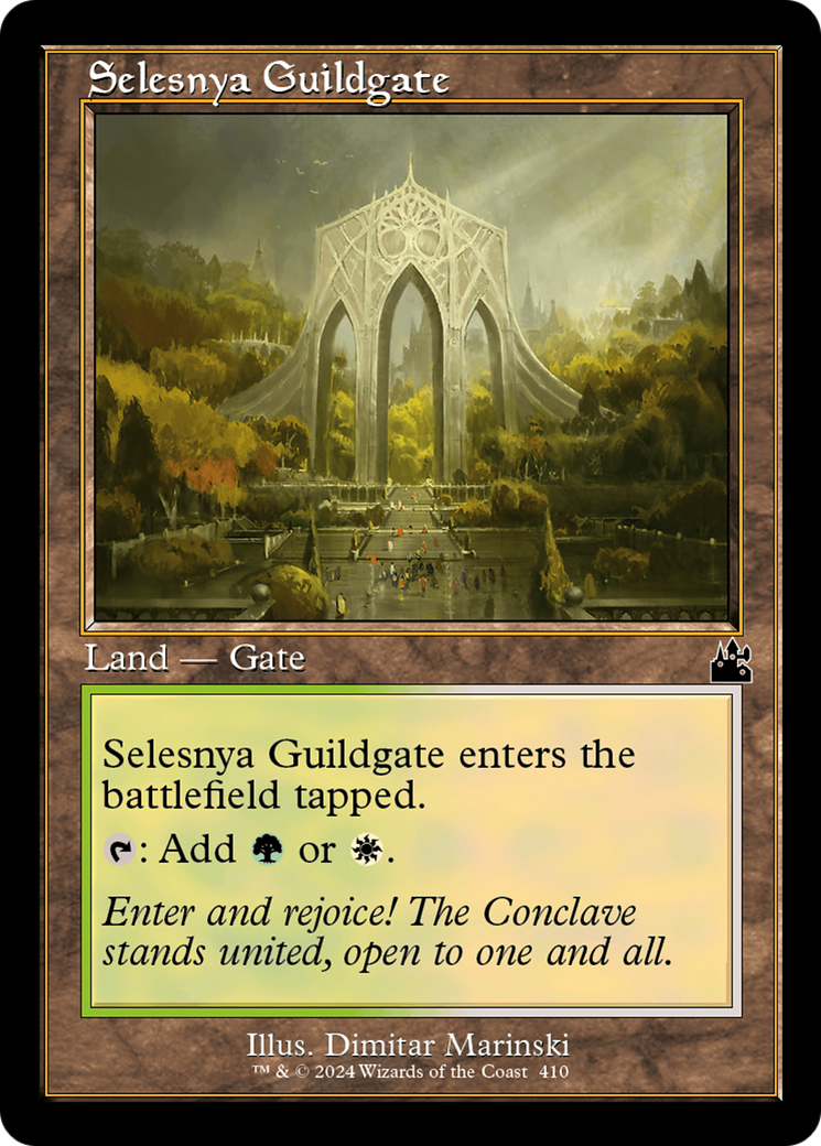 Selesnya Guildgate (Retro Frame) [Ravnica Remastered] | Good Games Adelaide SA