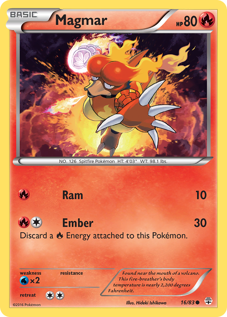 Magmar (16/83) [XY: Generations] | Good Games Adelaide SA
