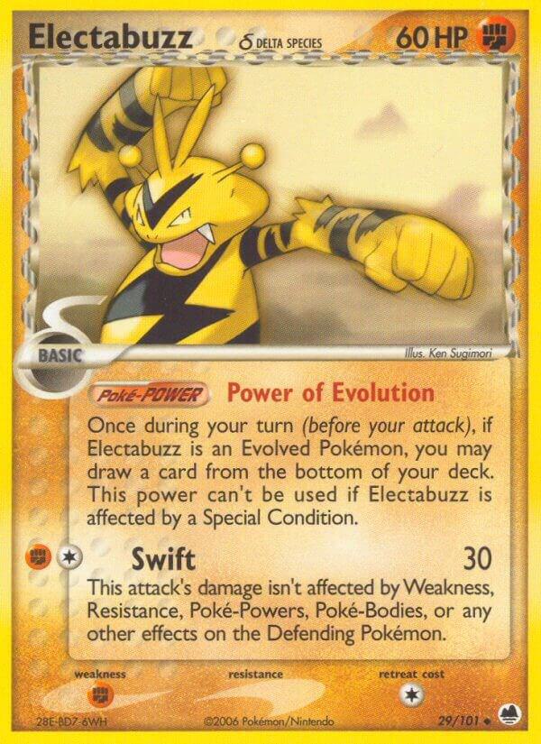 Electabuzz Delta Species 29/101 (Dragon Frontiers)  | Good Games Adelaide SA