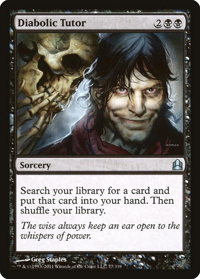 Diabolic Tutor 77 (Commander)  | Good Games Adelaide SA