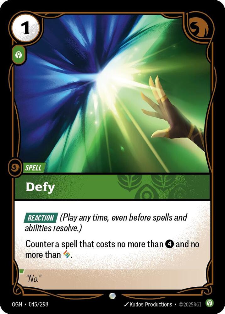 Defy 045/298 (Origins)  | Good Games Adelaide SA