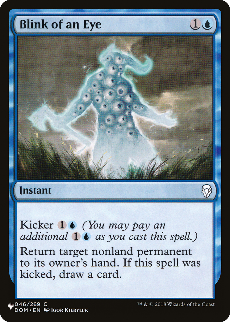 Blink of an Eye [The List Reprints] | Good Games Adelaide SA