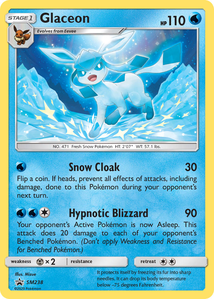 Glaceon (SM238) [Sun & Moon: Black Star Promos] | Good Games Adelaide SA