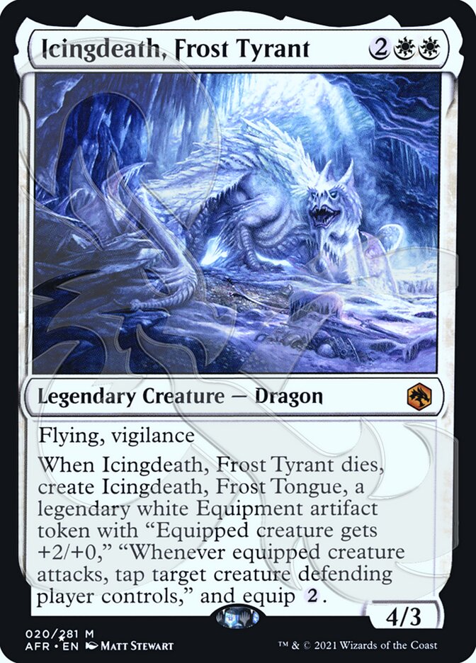 Icingdeath, Frost Tyrant (Ampersand Promo) [Dungeons & Dragons: Adventures in the Forgotten Realms Promos] | Good Games Adelaide SA