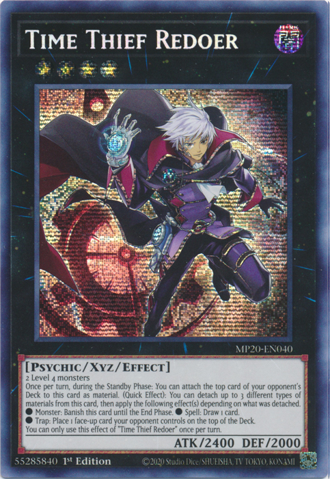 Time Thief Redoer [MP20-EN040] Prismatic Secret Rare | Good Games Adelaide SA