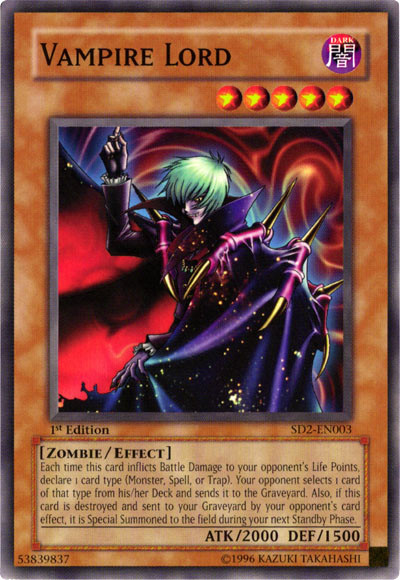 Vampire Lord [SD2-EN003] Common | Good Games Adelaide SA