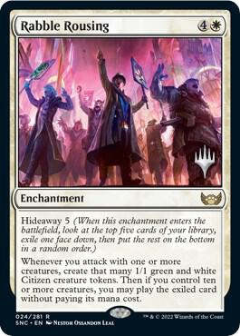 Rabble Rousing 24 (Promo Pack: Streets of New Capenna)  - Foil | Good Games Adelaide SA