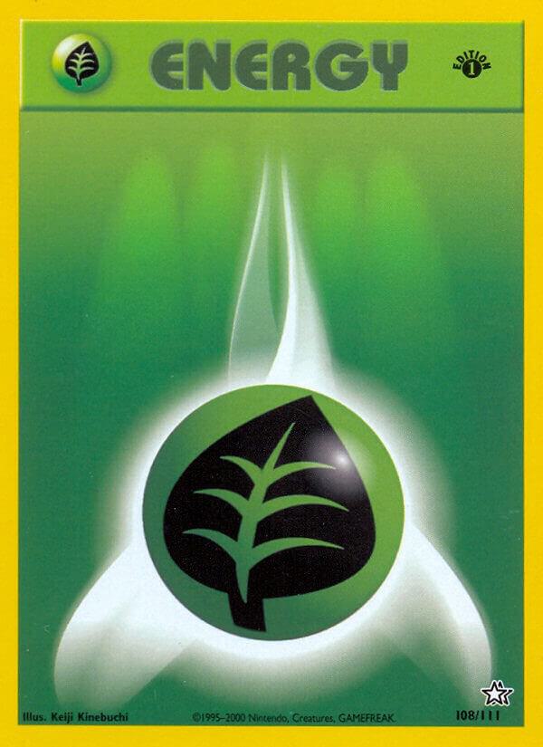 Grass Energy 108/111 (Neo Genesis)  - 1st Edition | Good Games Adelaide SA